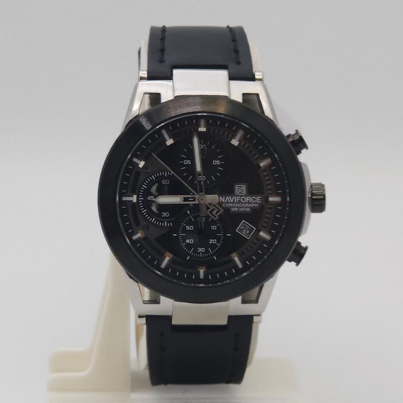 ساعت مچی مردانه نیوی فورس Naviforce 8073 کرنوگراف ۳موتور فعال کد 4874