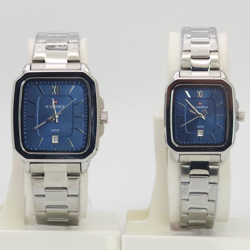 ست ساعت مچی مردانه و زنانه نیوی فورس Naviforce 9239 با موتور کوارتز ژاپن کد 4886