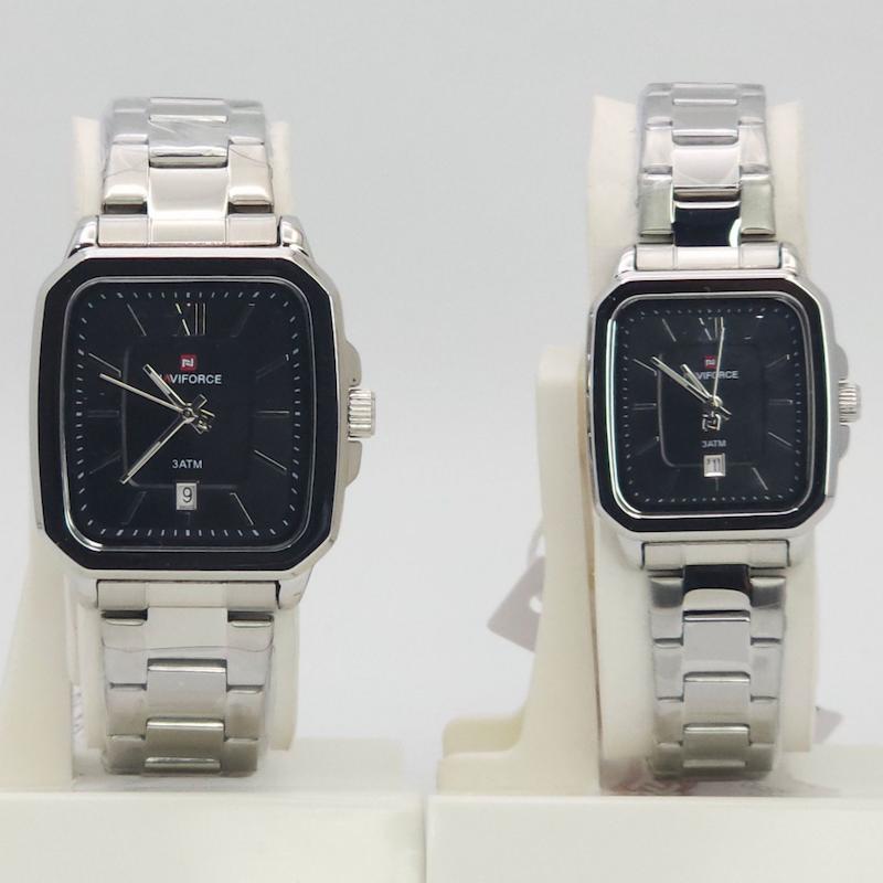 ست ساعت مچی مردانه و زنانه نیوی فورس Naviforce 9239 با موتور کوارتز ژاپن کد 4888