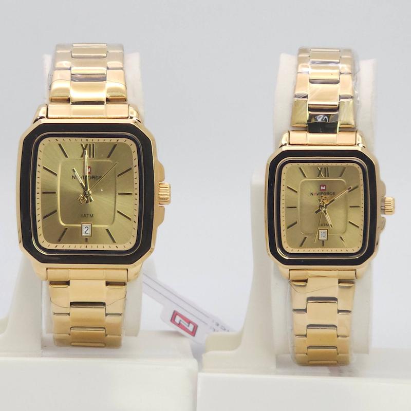 ست ساعت مچی مردانه و زنانه نیوی فورس Naviforce 9239 با موتور کوارتز ژاپن کد 4889