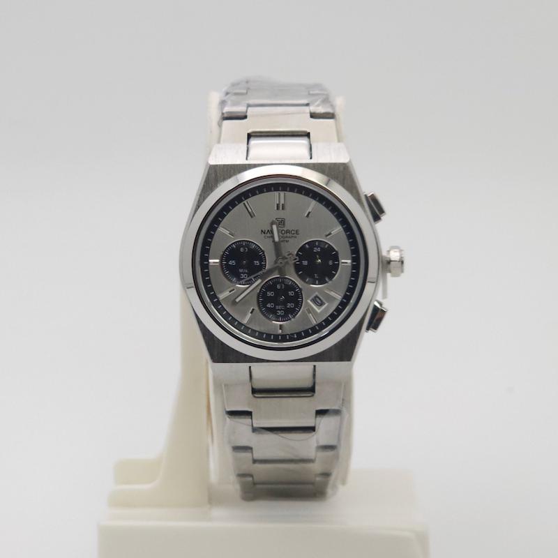ساعت مچی زنانه نیوی فورس  Naviforce 8048 کرنوگراف ۳موتور فعال کد 4902