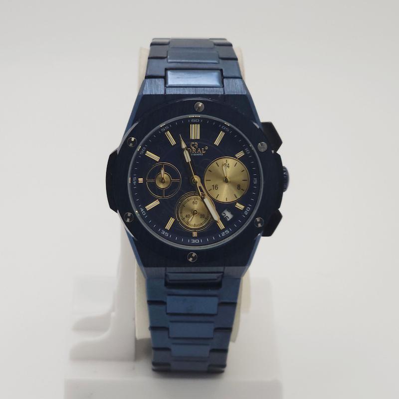 ساعت مچی مردانه کورال Coral9118 کرنوگراف ۳موتور فعال کد 4908