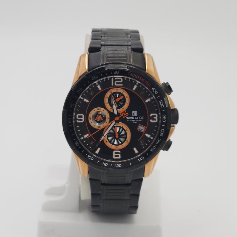ساعت مچی مردانه نیوی فورس Naviforce 8020 سه موتور فعال کرنوگراف، تاریخ دار کد 4917