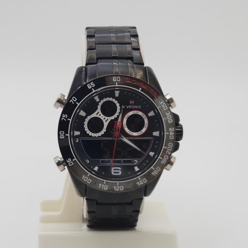 ساعت مچی مردانه نیوی فورس Naviforce 9188 دوزمانه و دو موتوره کد 4919