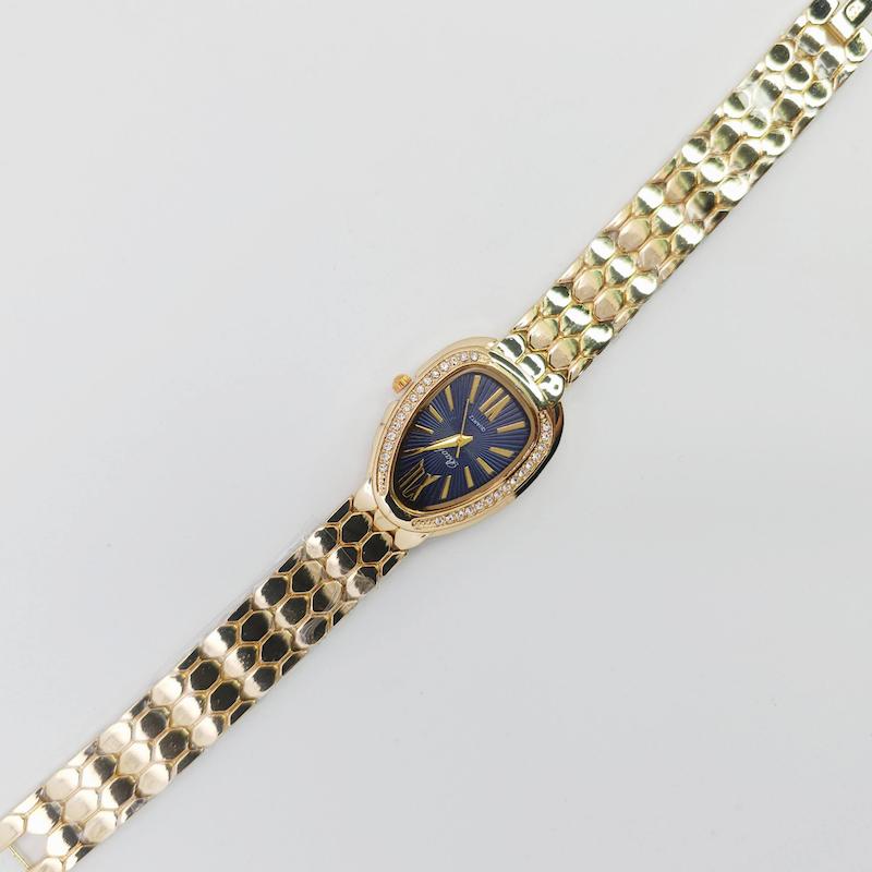 ساعت مچی زنانه باوک Baoke نگین دار با موتور کوارتز صفحه آبی کد 4949