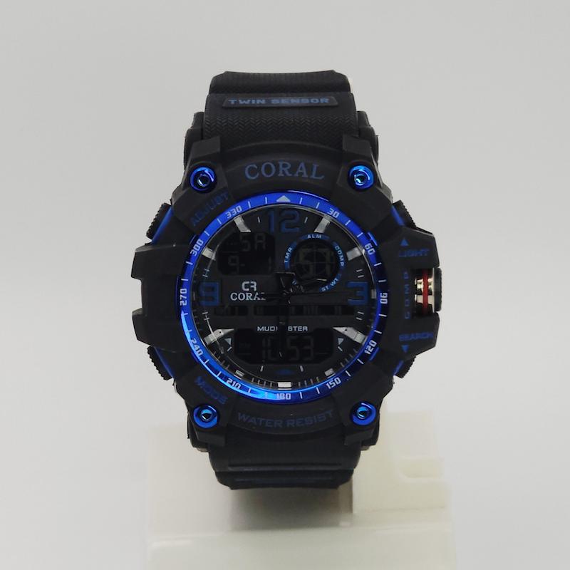 ساعت مچی مردانه کورال Coral CR1042-2 دوزمانه طرح ساعت مچی جی‌شاک کد 1074