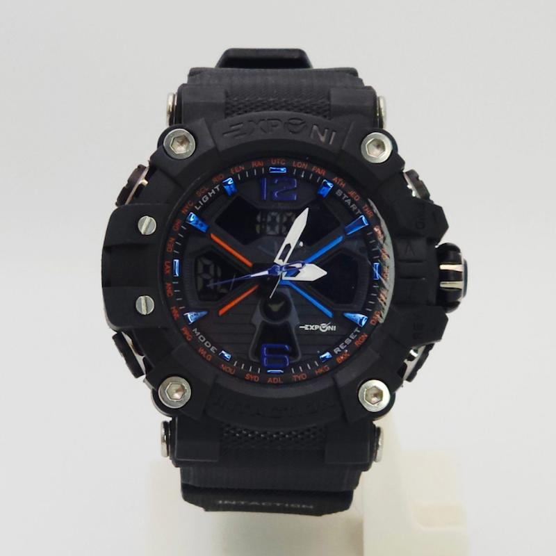 ساعت مچی مردانه اکسپونی Exponi 3319 دوزمانه طرح ساعت مچی جی‌شاک کد 1082