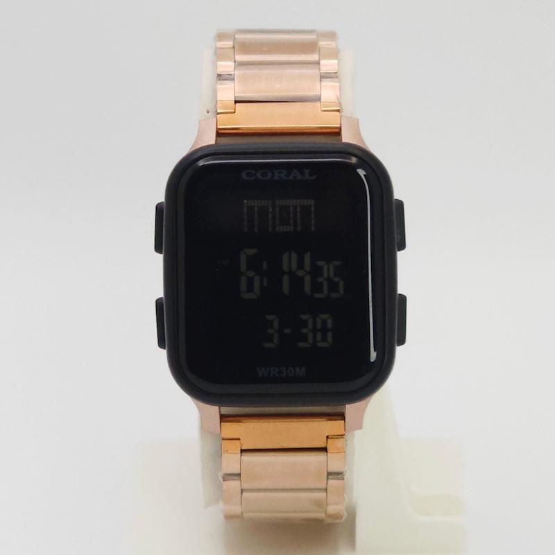 ساعت مچی دیجیتالی مردانه کورال Coral 9619 فول استیل با ماندگاری رنگ بالا کد 1095