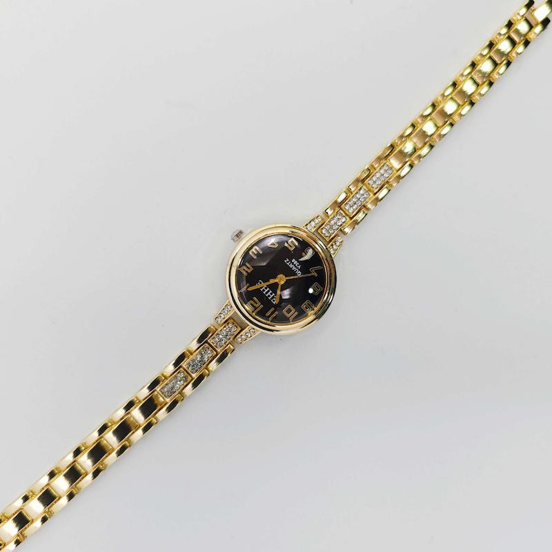 ساعت مچی زنانه مجلسی EHHE نگین دار با موتور کوارتز کد 1189