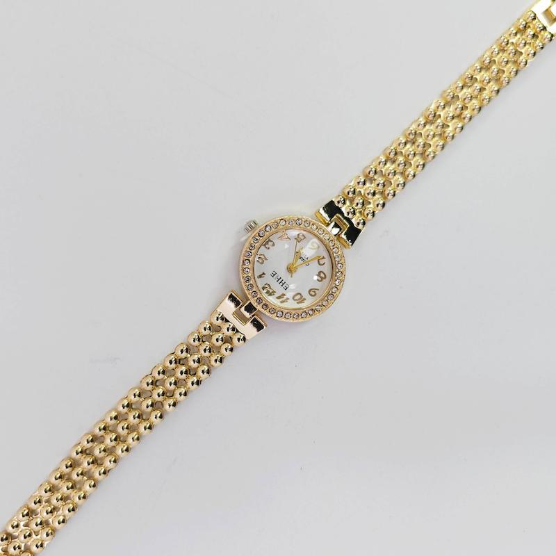 ساعت مچی زنانه مجلسی EHHE نگین دار با موتور کوارتز کد 1202