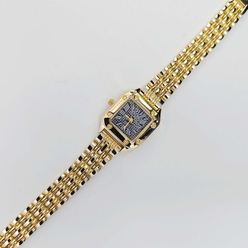 ساعت مچی زنانه مجلسی EHHE نگین دار با موتور کوارتز کد 1210