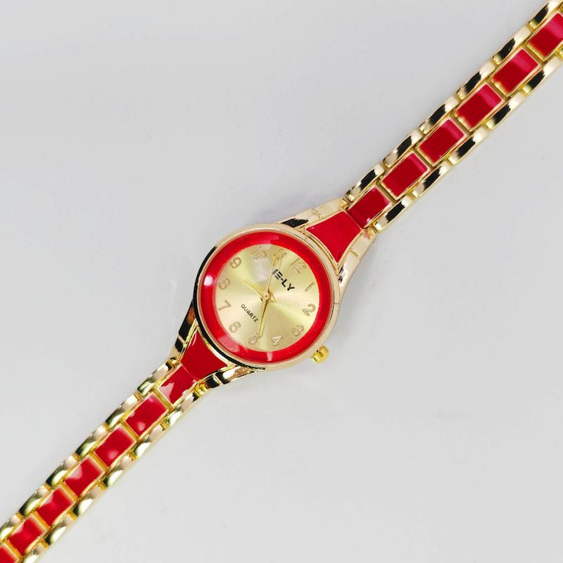 ساعت مچی زنانه مجلسی IE-LY نگین دار با موتور کوارتز کد 1218