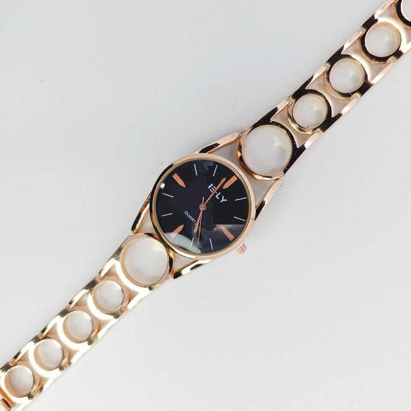 ساعت مچی زنانه مجلسی IE-LY نگین دار با موتور کوارتز کد 1251