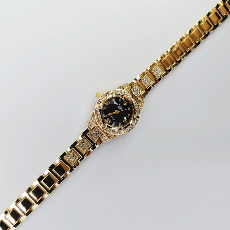 ساعت مچی زنانه مجلسی EHHE نگین دار با موتور کوارتز کد 1253