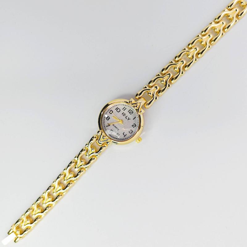 ساعت مچی زنانه مجلسی IE-LY نگین دار با موتور کوارتز کد 1274