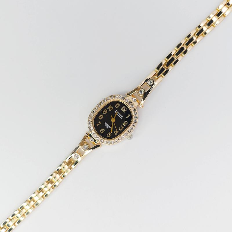 ساعت مچی زنانه مجلسی EHHE نگین دار با موتور کوارتز کد 1278