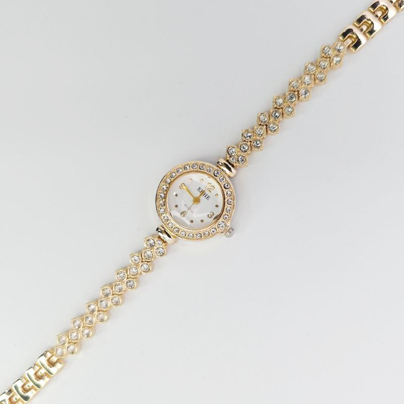 ساعت مچی زنانه مجلسی EHHE نگین دار با موتور کوارتز کد 1282