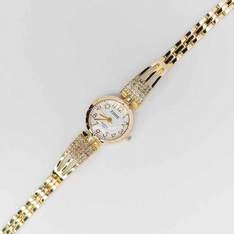 ساعت مچی زنانه مجلسی EHHE نگین دار با موتور کوارتز کد 1283