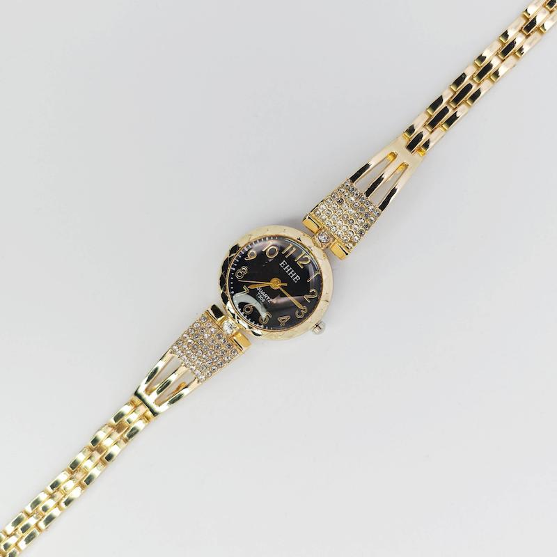 ساعت مچی زنانه مجلسی EHHE نگین دار با موتور کوارتز کد 1284