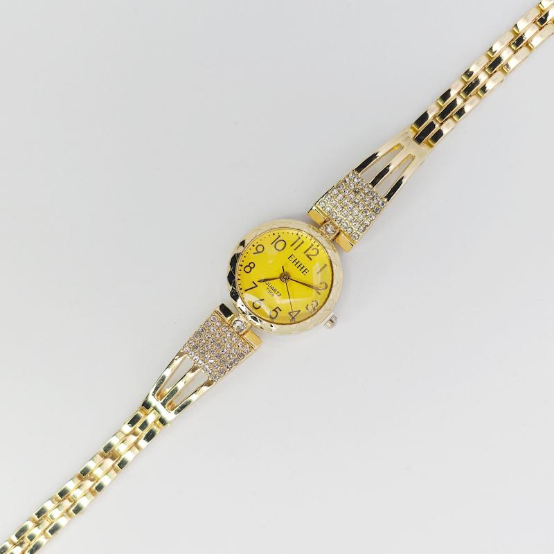 ساعت مچی زنانه مجلسی EHHE نگین دار با موتور کوارتز کد 1285