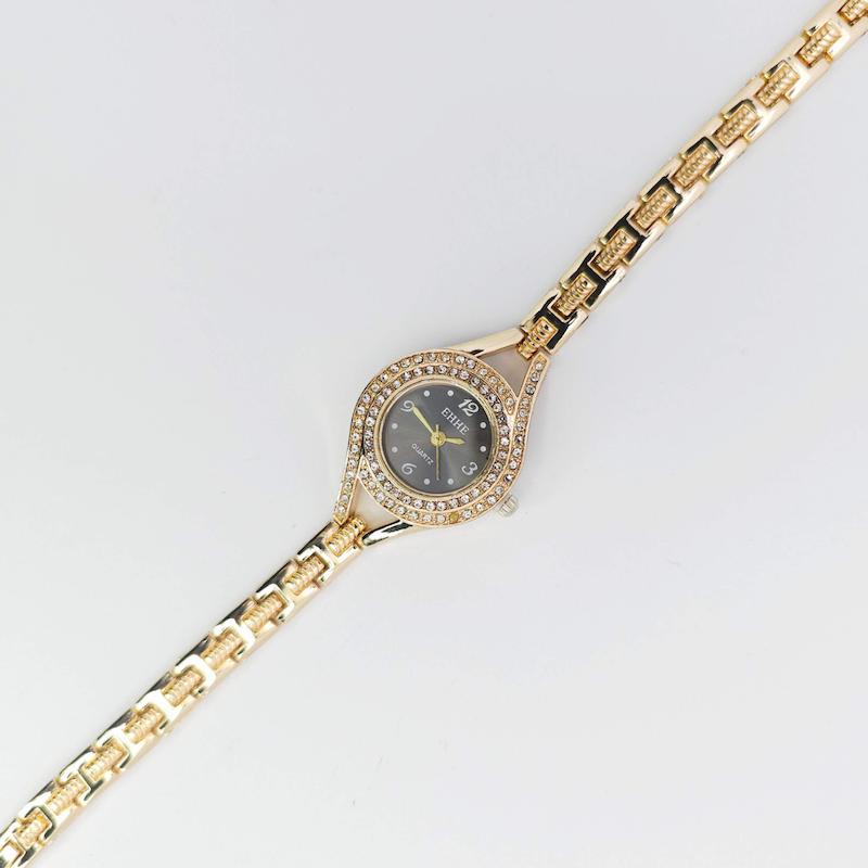 ساعت مچی زنانه مجلسی EHHE نگین دار با موتور کوارتز کد 1291