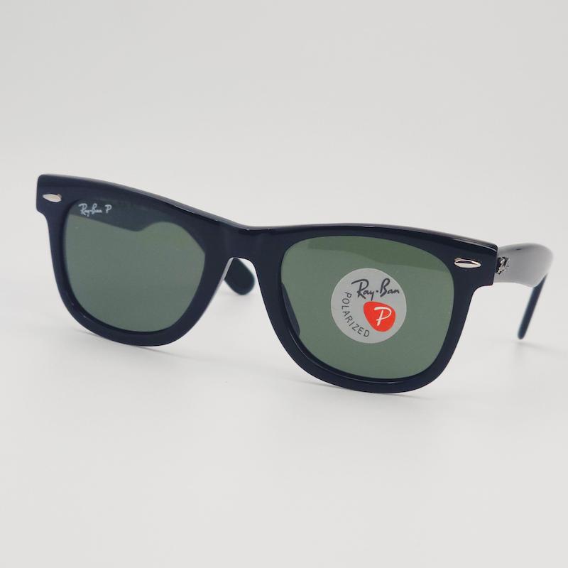 عینک آفتابی مردانه ریبن ویفرر Rayban Wayfarer پلاریزه و ضد اشعه UV400 کد 7391