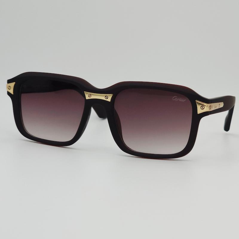عینک آفتابی مردانه کارتیر Cartier CT0482S ضد اشعه UV400 ایتالیایی کد 7415