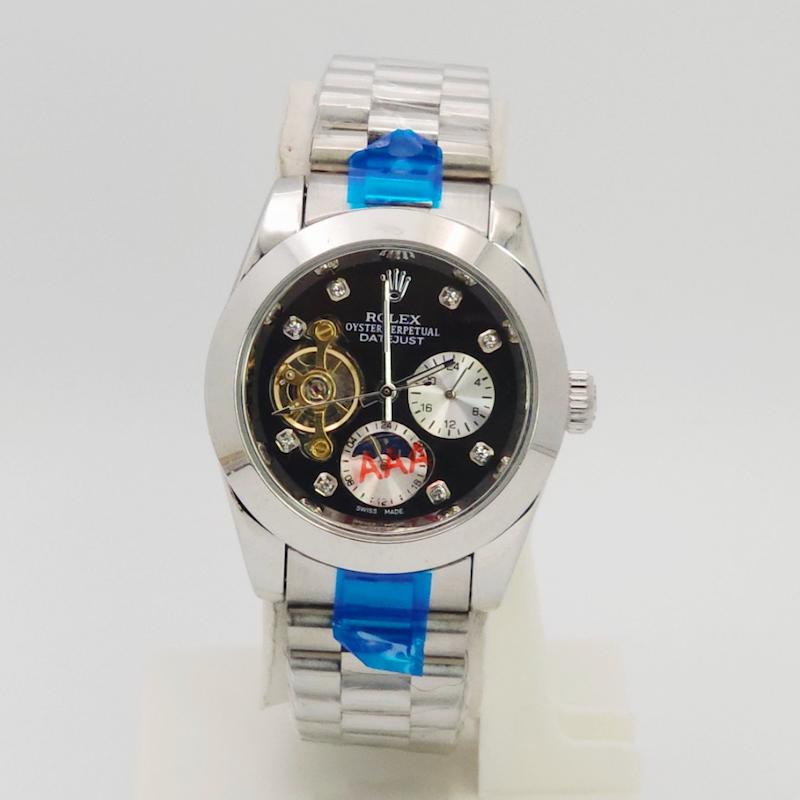 ساعت مچی مردانه رولکس دیت جاست اتوماتیک Rolex DateJust با 3موتور فعال کد 1444