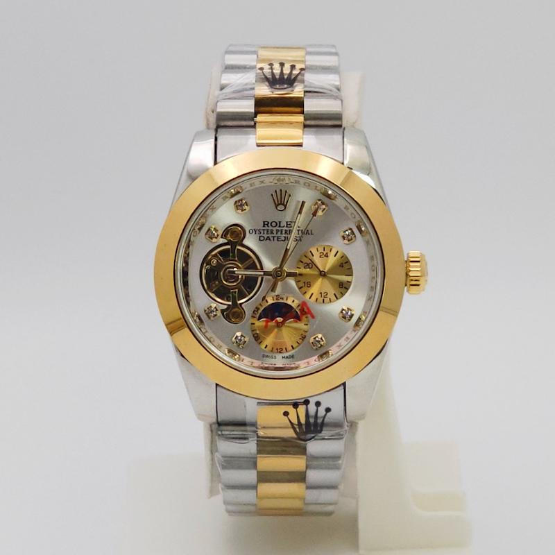 ساعت مچی مردانه رولکس دیت جاست اتوماتیک Rolex DateJust با 3موتور فعال کد 1446