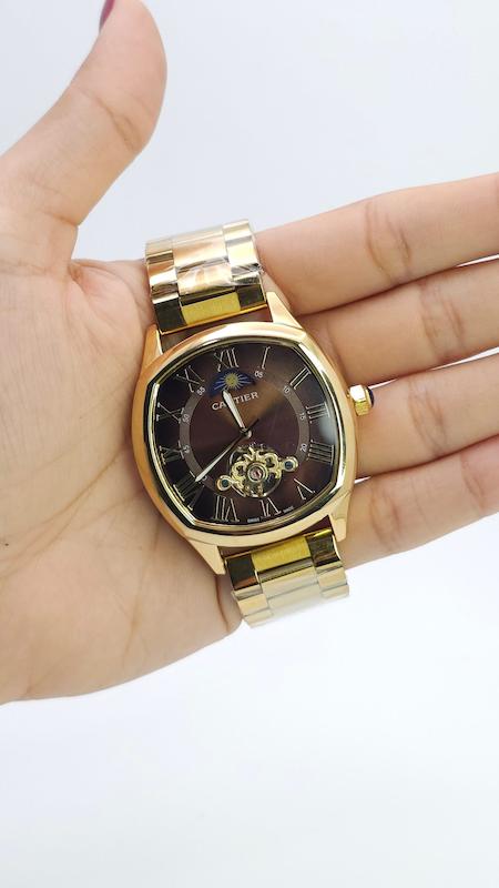 ساعت مچی مردانه کارتیر اتوماتیک Cartier BU750 فول استیل رنگ ثابت کد 1450