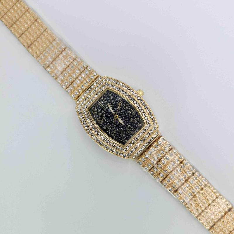 ساعت مچی زنانه مجلسی ریلانس Riluns نگین دار با موتور کوارتز کد 1456