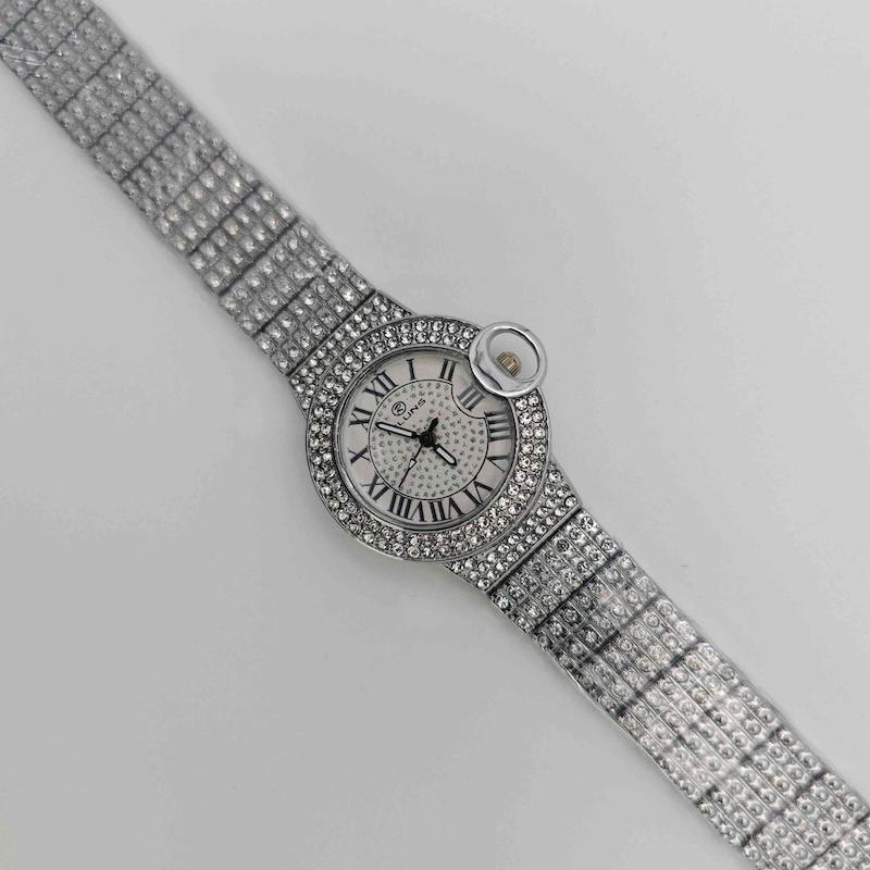 ساعت مچی زنانه مجلسی ریلانس Riluns نگین دار با موتور کوارتز کد 1468