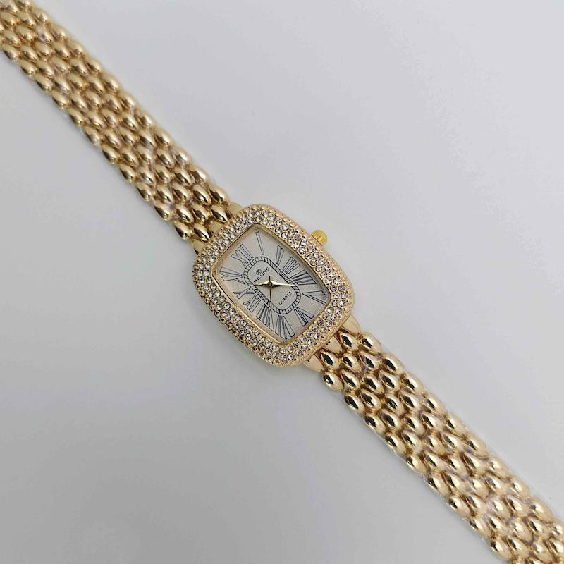 ساعت مچی زنانه مجلسی ریلانس Riluns نگین دار با موتور کوارتز کد 1474