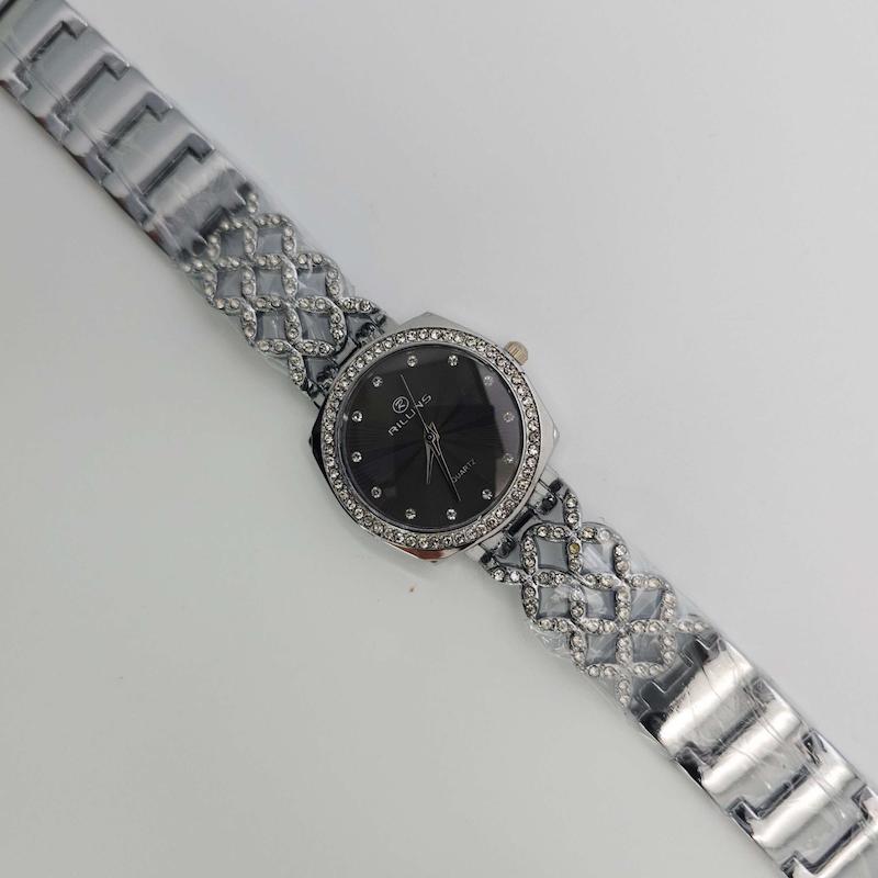 ساعت مچی زنانه مجلسی ریلانس Riluns نگین دار با موتور کوارتز کد 1478