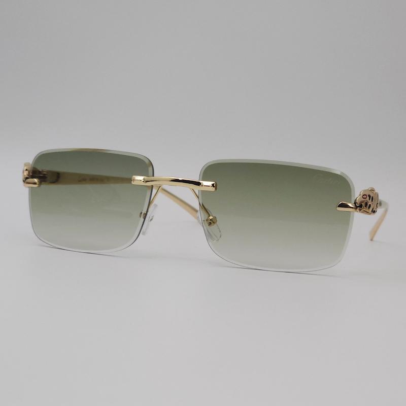 عینک آفتابی زنانه کارتیر Cartier ضد اشعه UV400 ایتالیایی کد 7481