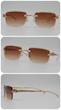 عینک آفتابی زنانه کارتیر Cartier ضد اشعه UV400 ایتالیایی کد 7482