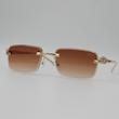عینک آفتابی زنانه کارتیر Cartier ضد اشعه UV400 ایتالیایی کد 7482