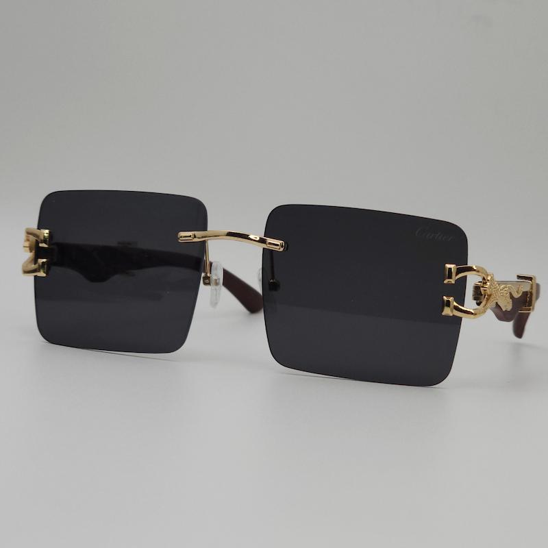 عینک آفتابی زنانه کارتیر Cartier ضد اشعه UV400 ایتالیایی کد 7487