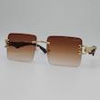 عینک آفتابی زنانه کارتیر Cartier ضد اشعه UV400 ایتالیایی کد 7489