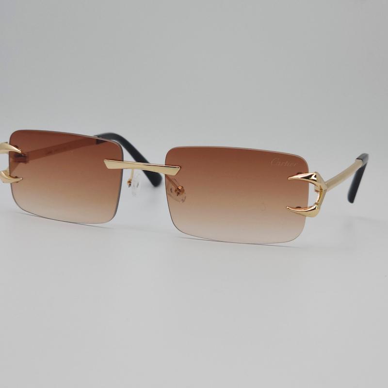 عینک آفتابی مردانه و زنانه کارتیر Cartier ضد اشعه UV400 ایتالیایی کد 7513