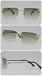 عینک آفتابی مردانه و زنانه کارتیر Cartier ضد اشعه UV400 ایتالیایی کد 7515