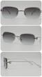 عینک آفتابی مردانه و زنانه کارتیر Cartier ضد اشعه UV400 ایتالیایی کد 7543