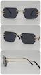 عینک آفتابی مردانه و زنانه کارتیر Cartier T82200513 ضد اشعه UV400 ایتالیایی کد 7548