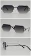 عینک آفتابی مردانه و زنانه کارتیر Cartier T82200513 ضد اشعه UV400 ایتالیایی کد 7549