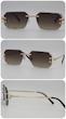 عینک آفتابی مردانه و زنانه کارتیر Cartier T82200513 ضد اشعه UV400 ایتالیایی کد 7552