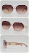 عینک آفتابی زنانه طرح لویی ویتون Louis Vuitton W90212 ضد اشعه UV400 کد 7690