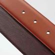 کمربند مردانه چرم مصنوعی (فوم درجه یک) دو رو عسلی و قهوهای کد 12147