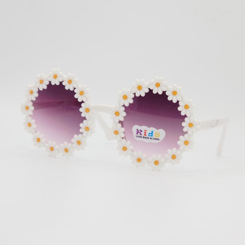 عینک آفتابی بچگانه طرح گل با شیشههای ضد اشعه UV کد 8118
