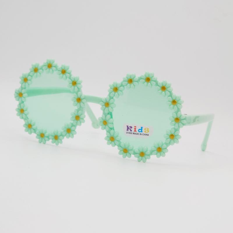 عینک آفتابی بچگانه طرح گل با شیشههای ضد اشعه UV کد 8120