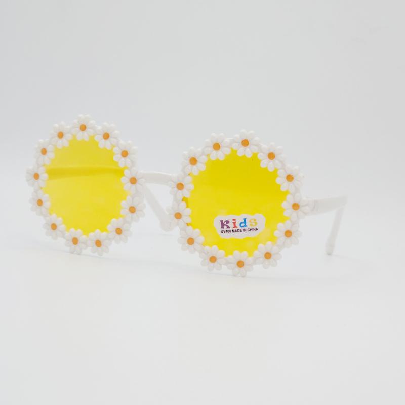 عینک آفتابی بچگانه طرح گل با شیشههای ضد اشعه UV کد 8121